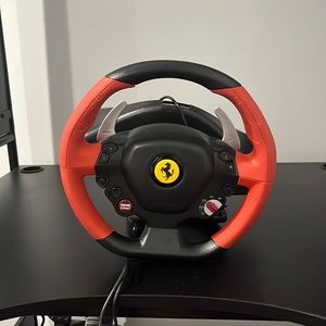 Thrustmaster steering wheel for Xbox.